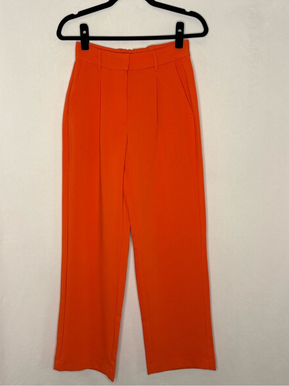 Old Navy Taylor Wide-Leg Trouser in Bright Orange